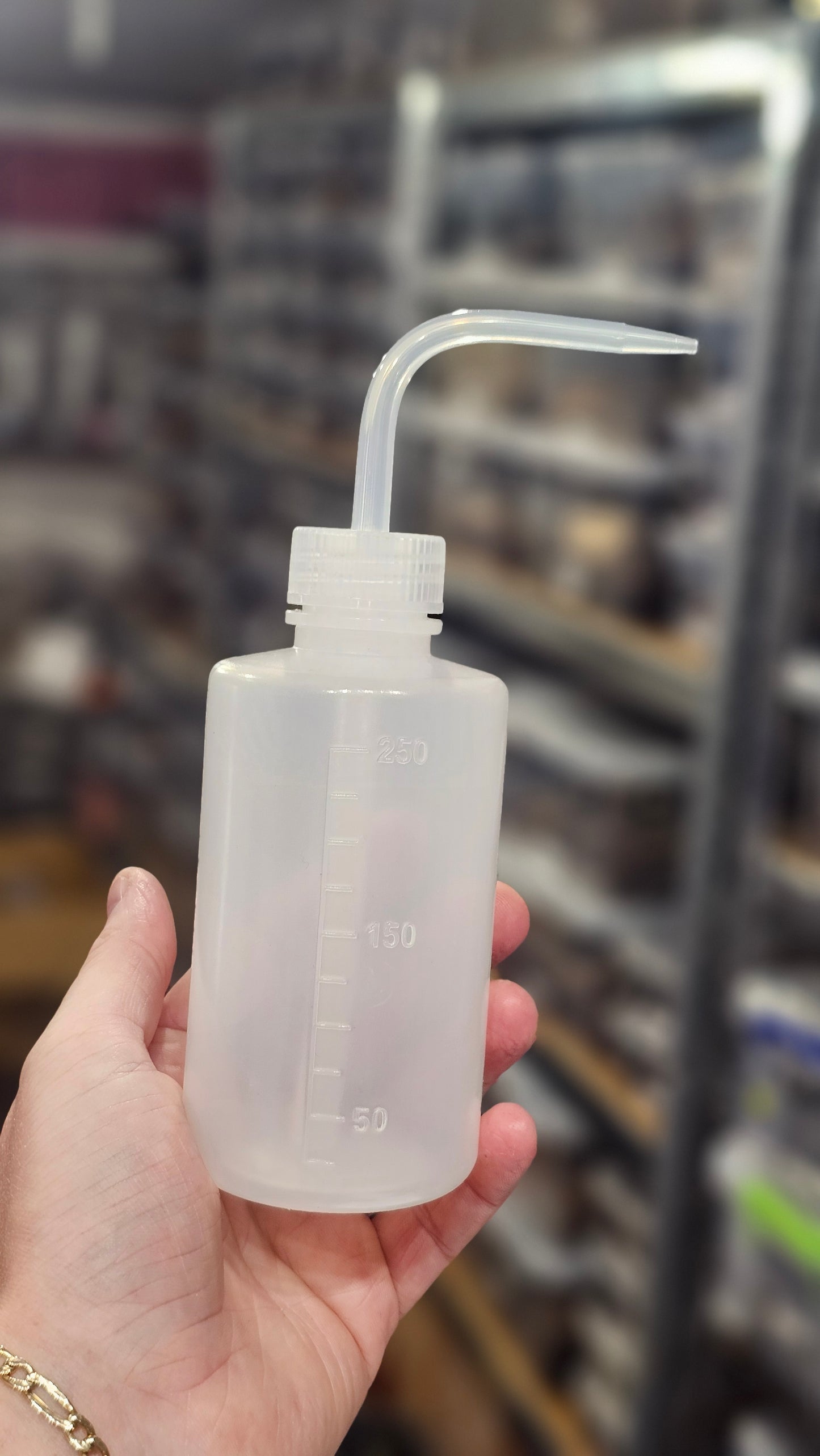 250ml squeezy water bottle